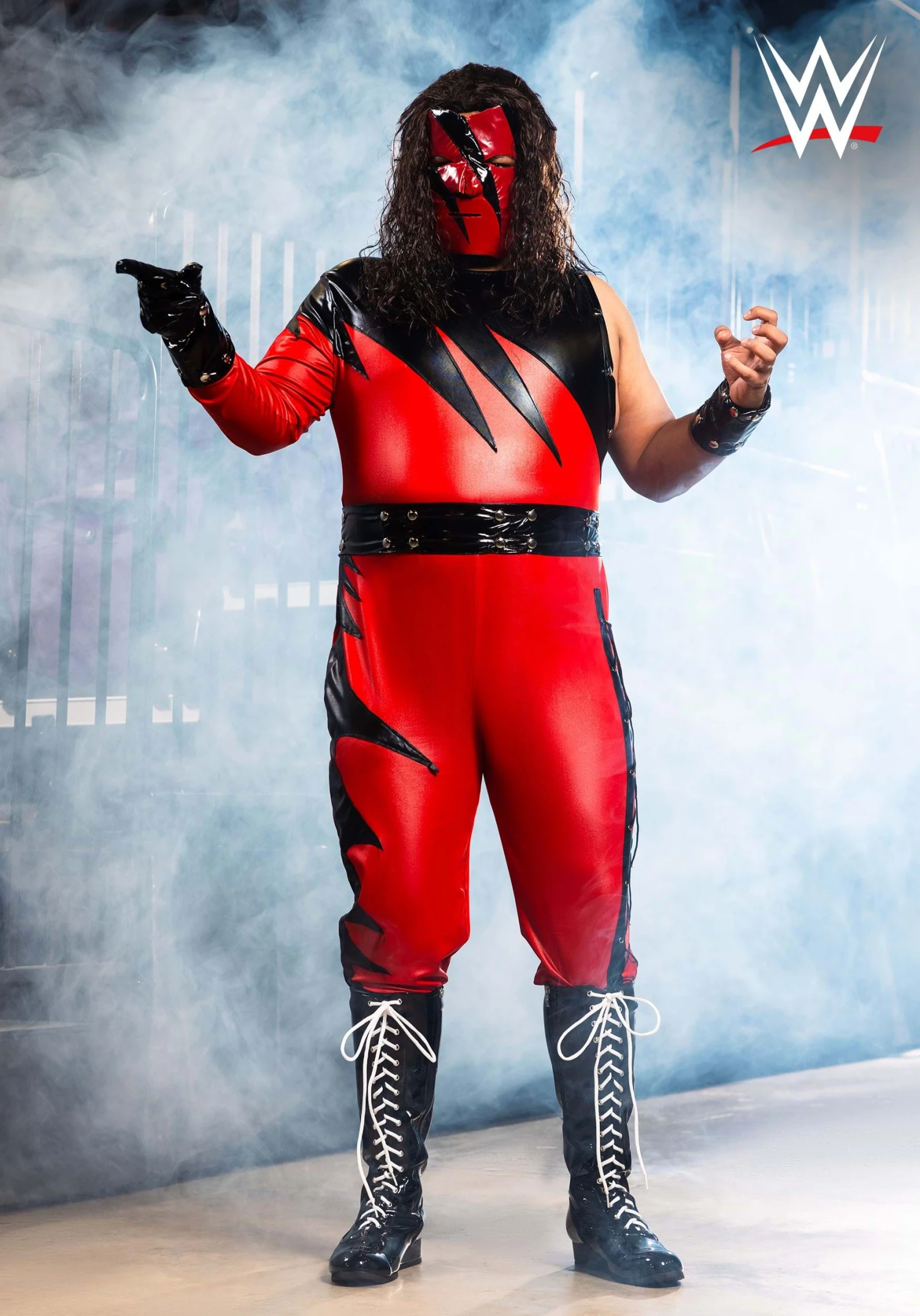 WWE Kane Plus Size Men's Costume 3 WWE Kane Plus Size Men's Costume