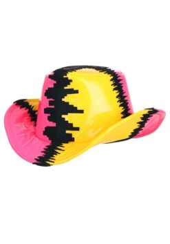 WWE Deluxe Macho Man Costume Pink And Yellow Hat 9 WWE Deluxe Macho Man Costume Pink And Yellow Hat -Halloween Costumes wwe macho man deluxe pink and yellow hat alt 3