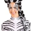 Zebra Costume Wig For Women 1 Zebra Costume Wig For Women -Halloween Costumes zebra wig womens