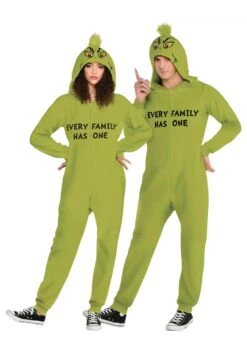 AMSCAN Zipster The Grinch Adult Costume